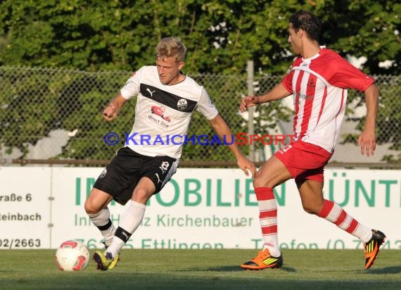 Testspiel SV Spielberg - SV Sandhausen im Talberg-Stadion (© Kraichgausport / Loerz)